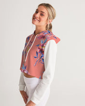 Forbidden Floral  Women's Cropped Hoodie