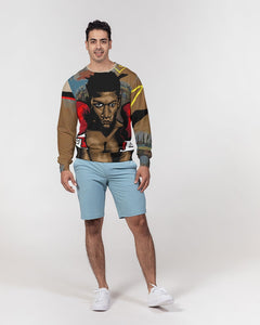 Inner Child "Basquiat"  Men's Classic French Terry Crewneck Pullover