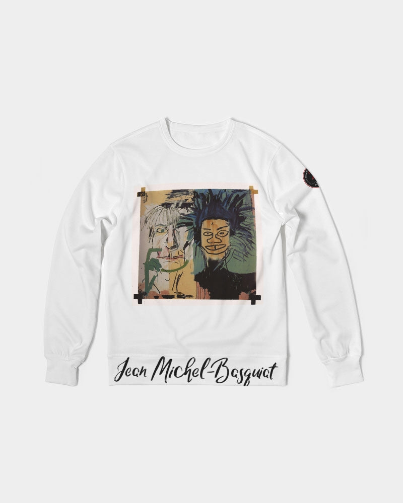 Jean Michel-Basquiat Rep Men's Classic French Terry Crewneck Pullover
