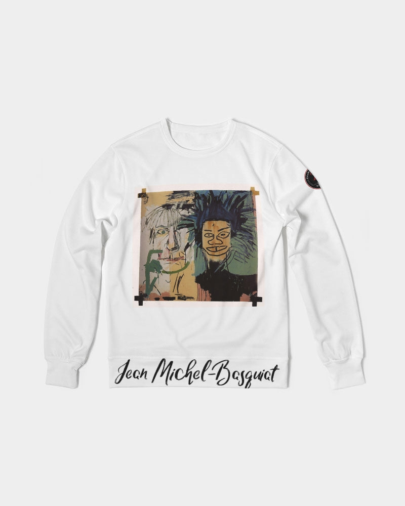 Jean Michel-Basquiat Rep Men's Classic French Terry Crewneck Pullover – LB  LYFE Clothing